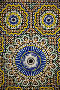 Marrakech Mosaic Tile Wall Art Poster Print by Jolly Sienda
