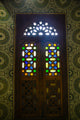 Marrakech stained glass wooden door poster print by Jolly Sienda.