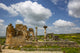 Volubilis Ancient Roman Basilica ruins and Marabou Stork Poster Print by Jolly Sienda.