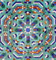 Hassan II Mosque Mosaic Poster Print by Kymri Wilt showcasing intricate details and vibrant colors.