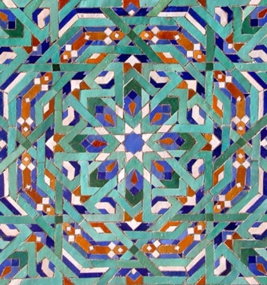 Hassan II Mosque Mosaic Poster Print by Kymri Wilt
