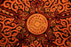 Hand-painted glazed bowl detail poster print by Kymri Wilt showcasing Moroccan artistry.