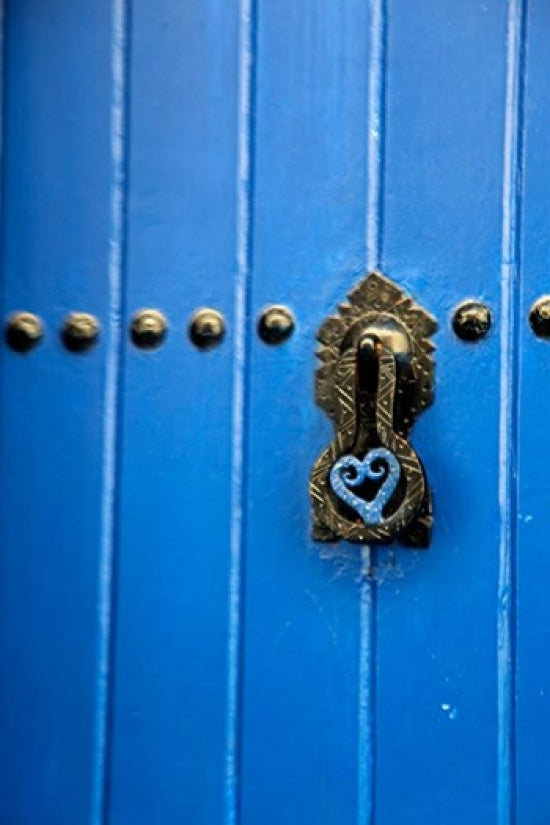 Blue Door of Kasbah of Oudaya Poster Print by Kymri Wilt