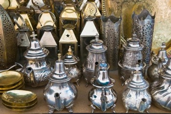 Souk, Market Marrakech, Morocco Poster Print by Nico Tondini