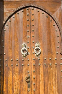 Door in the Souk, Marrakech, Morocco Poster Print by Nico Tondini