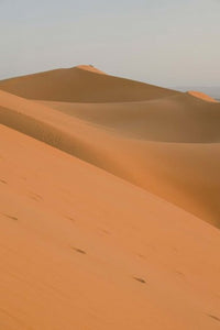 Erg Chebbi Dunes Poster Print by Walter Bibikow showcasing beautiful desert landscape.