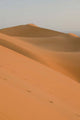 Erg Chebbi Dunes Poster Print by Walter Bibikow showcasing beautiful desert landscape.