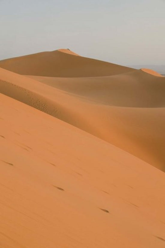 Erg Chebbi Dunes Poster Print by Walter Bibikow showcasing beautiful Moroccan sand dunes.