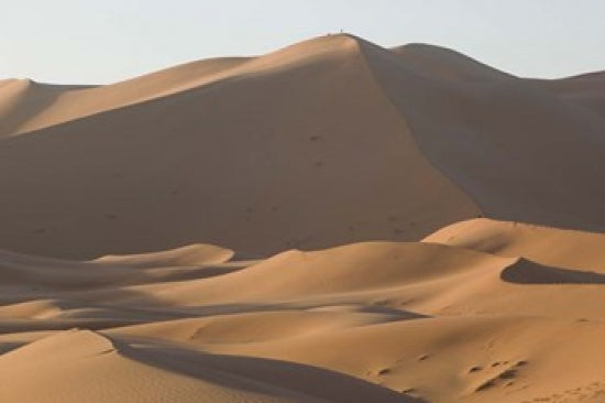 Merzouga Erg Chebbi Dunes Poster Print by Walter Bibikow
