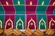 Interior of Moroccan Dinner at Tent Hotel Ksar Tinsouline Poster Print by Walter Bibikow