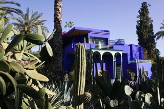 Villa Exterior, Jardin Majorelle and Museum of Islamic Art Poster Print by Walter Bibikow