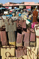 The Souqs of Marrakech poster print by Walter Bibikow showcasing vibrant Moroccan markets.