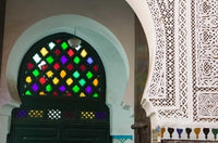 Ornate Souk Doorway Poster Print from Marrakech by Walter Bibikow
