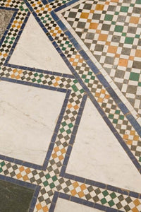 Mosaic Floor at Musée de Marrakech Poster Print by Walter Bibikow