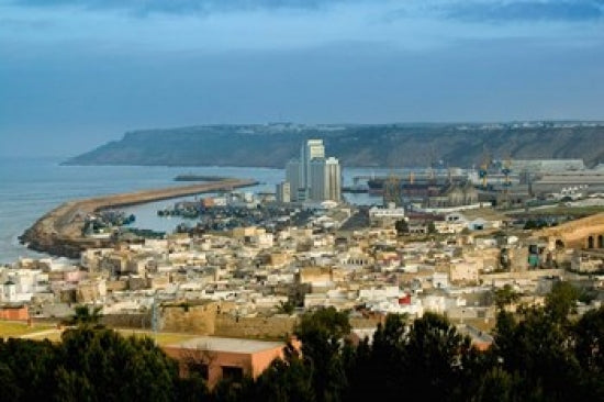 Morocco Atlantic Coast Safi Town and Port View Poster Print by Walter Bibikow