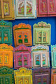 Essaouira Market Souvenirs Poster Print by Walter Bibikow showcasing vibrant Moroccan culture