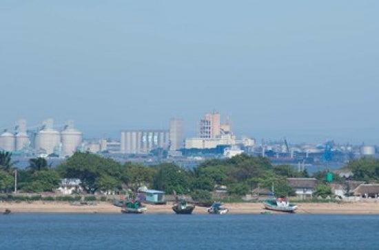 Africa Mozambique Port Area Boats Poster Print by Cindy Miller Hopkins