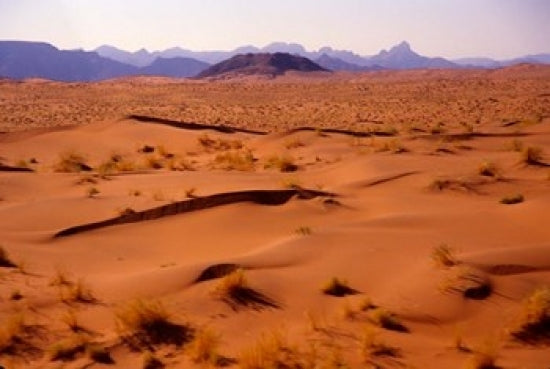 Aerial view of Sossusvlei Dunes in Namibia Desert by Alison Jones