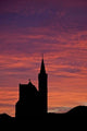 Namibia Sunrise Church Poster Print by Jaynes Gallery