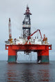 Oil Rig in Walvis Bay, Namibia - Poster Print by David Wall