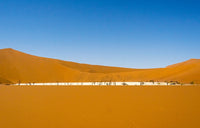 Dead acacia trees in Deadvlei, Sossusvlei fine art print by Keren Su.