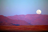 Namibia Sossusvlei Full Moon Poster Print by Kymri Wilt