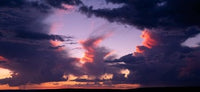 Namibia Fish River Canyon poster print by Paul Souders showing thunderstorm clouds.