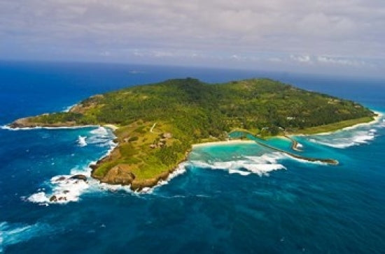 Fregate Island Poster Print by Alison Wright capturing the beauty of the Seychelles