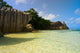 Cliffs of Anse-Source D'Argent, Seychelles poster print by Alison Wright