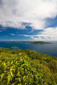 Seychelles La Digue Nid d'Aigle Peak Poster Print by Walter Bibikow