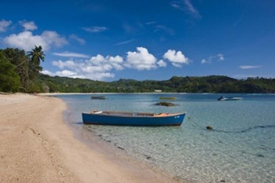 Seychelles Anse Boileau Beachfront Poster Print by Walter Bibikow