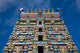 Hindu Temple Poster Print - Victoria, Mahe Island, Seychelles by Walter Bibikow