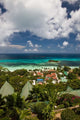 Seychelles Anse Volbert Tourist Village Poster Print by Walter Bibikow