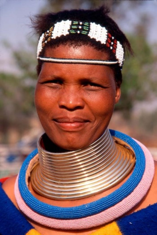 Portrait of Ndembelle Woman from South Africa poster print by Claudia Adams