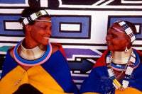 Ndembelle Women poster print by Claudia Adams showcasing vibrant South African culture.