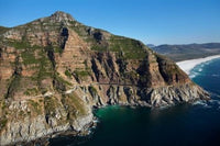 Aerial view poster print of Chapman's Peak Drive in Cape Town, South Africa by David Wall.
