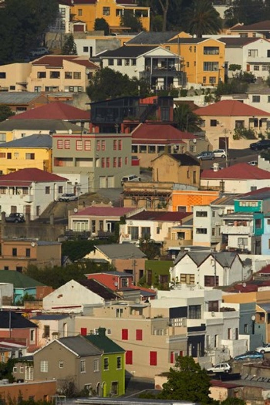 Suburb of Bo-Kaap, Cape Town, South Africa Poster Print by David Wall