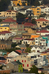 Suburb of Bo-Kaap, Cape Town, South Africa Poster Print by David Wall