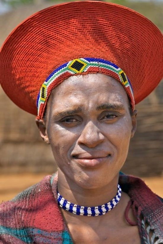 South Africa KwaZulu Natal Shakaland Zulu Tribe Poster Print by Jim Engelbrecht