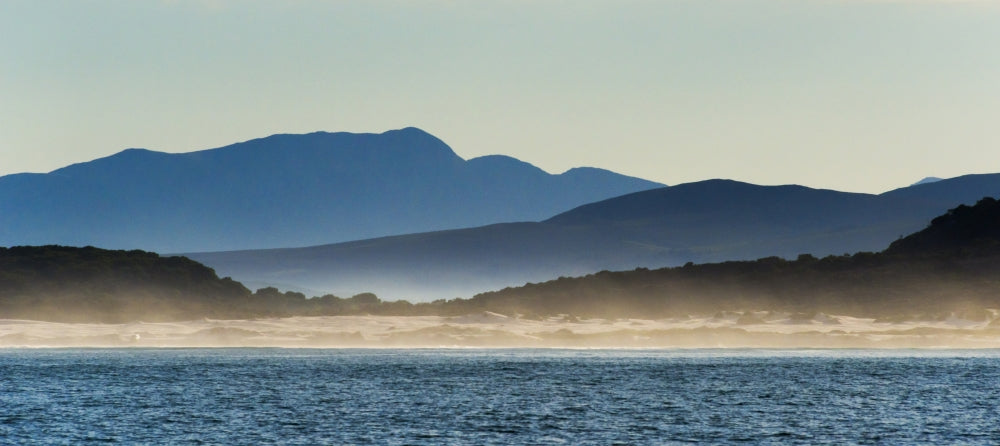 Ocean in Van Dyks Bay at sunrise poster print by Keren Su, Western Cape, South Africa.