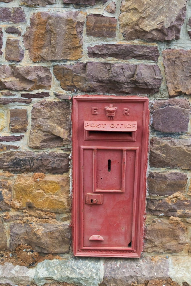 Postal drop box in old town, Simon's Town, South Africa Poster Print by Keren Su