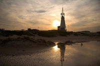 Beautiful Beach Sunset at Jeffrey's Bay South Africa Poster Print by Micah Wright