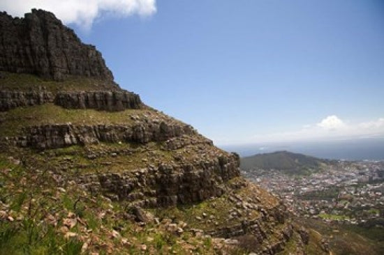 Poster print of Table Mountain in Cape Town, South Africa, by Micah Wright.