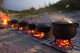 Traditional Beach Dinner poster print showcasing a coastal feast in Jeffrey's Bay, South Africa.