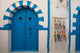 Tunisia Cap Bon Hammamet Medina door poster print by Walter Bibikow.