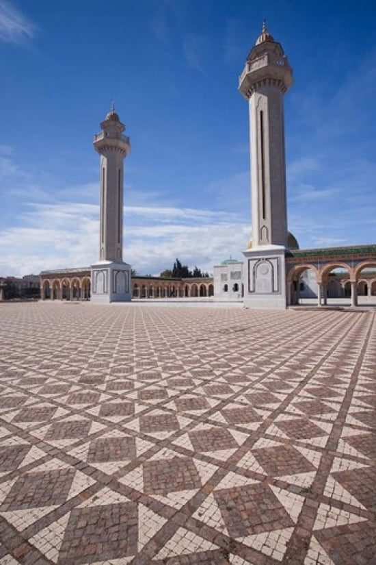 Mausoleum of Habib Bourguiba Poster Print by Walter Bibikow showcasing architectural beauty.