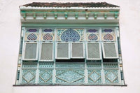 Moorish architecture window in Mahdia, Tunisia - Poster Print by Walter Bibikow