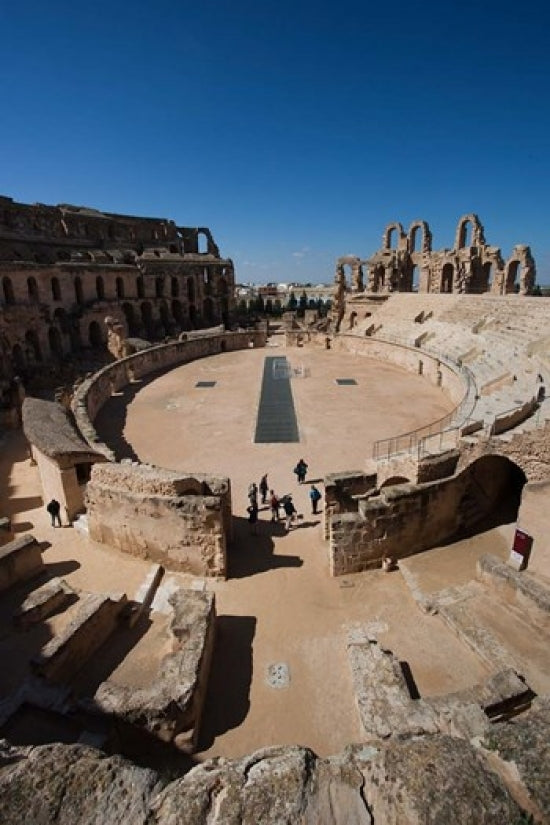 Colosseum Poster Print by Walter Bibikow showcasing ancient architecture