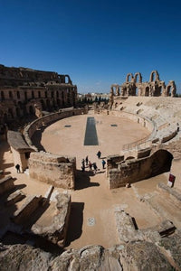 Colosseum Poster Print by Walter Bibikow showcasing ancient architecture