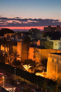 Tunisia, Sfax, Medina along Avenue Ali Belhouane Poster Print by Walter Bibikow